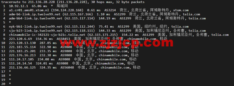 搬瓦工：荷兰阿姆斯特丹 EUNL_9 机房联通高端路线 AS9929/AS10099，简单测评