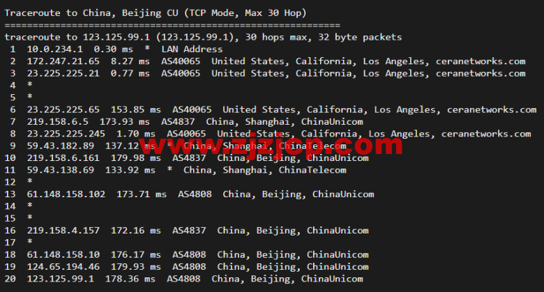 10gbiz:洛杉矶 VPS 云服务器(CN2 GIA)线路,简单测评 10gbiz:洛杉矶 VPS 云服务器(CN2 GIA)线路,简单测评
