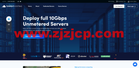 TempestHosting：美国/日本独立服务器，E3-1240/16G 内存/800G SSD 硬盘/不限流量/10Gbps 带宽，$70/月起