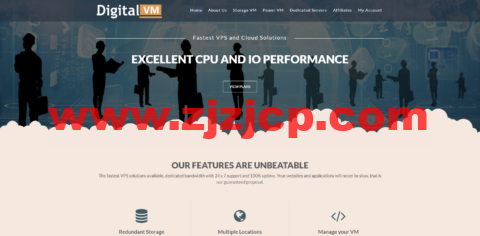 Digital-VM：国外大带宽不限流量 VPS，1-10Gbps，可选全球 8 大机房，月付$4 起，日本和新加坡独立服务器$110/月起