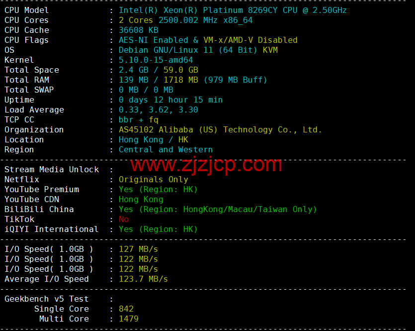 阿里云：香港轻量应用服务器，2 核/1G 内存/40G 硬盘/1TB 流量/30Mbps 带宽，24 元/月起，简单测评