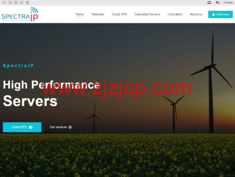 SpectraIP：荷兰 vps 和服务器，1 核/2G/40G NVME 硬盘/5T 流量/1Gbps 带宽，3.5/月起，AMD Ryzen 7/E5-2680 独服，€50.00/月起