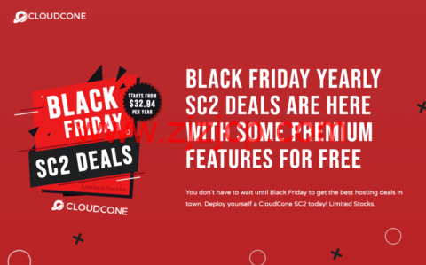 CloudCone：洛杉矶 MC 机房 Premium SC2 黑五预热，免费快照备份，年付$32.94 起