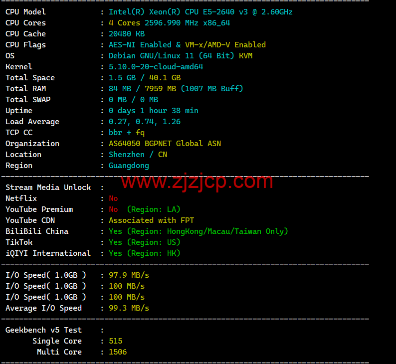莱卡云：香港 CN2 GIA 标准版，首月 1 折，低至 2.8 元/月起，简单测评