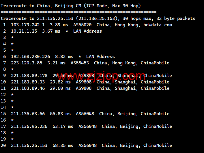 白源云：香港建站 vps，双程 cn2 gia，2 核/2G/60GB SSD/不限流量/2Mbps 带宽，158 元/月起，附简单测评