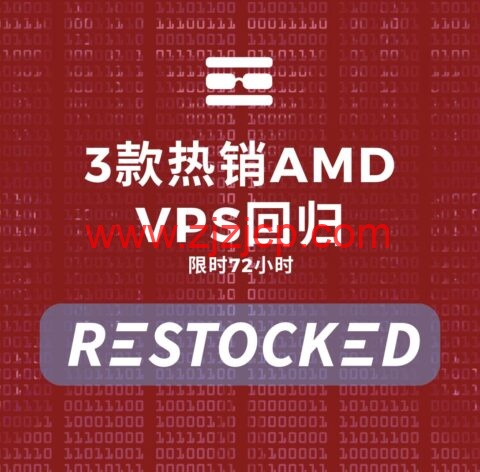 RackNerd：AMD Ryzen 系列 vps 促销，/年起，可选达拉斯/西雅图/纽约等机房