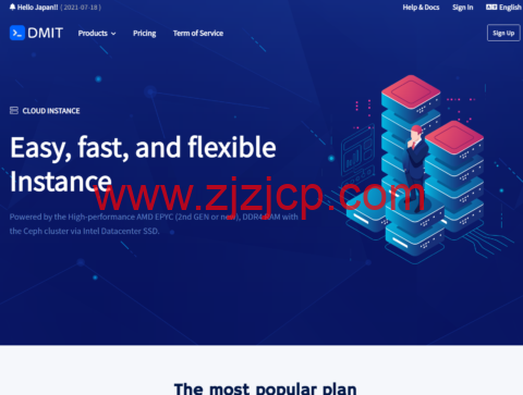 DMIT：美国圣何塞机房 VPS，AMD EPYC 高性能 cpu，1 核/512MB/10GB/1TB/1Gbps 带宽，$36.9/年