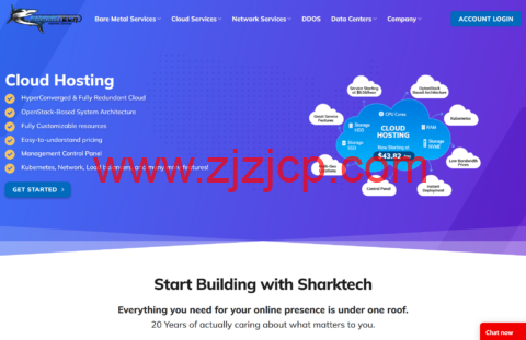 Sharktech：高防云服务器年付 5 折，$47.7/年，公有云$35.05/月，10Gbps 不限流量独服$399/月，可选洛杉矶/芝加哥/丹佛/荷兰机房