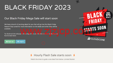 #黑五#CloudCone：闪购活动即将开始，洛杉矶 QN 机房 VPS，$7.99/年起