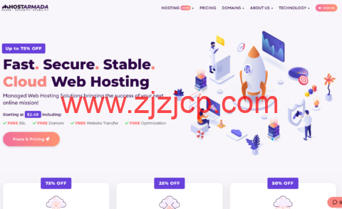 #圣诞节促销#Hostarmada：共享主机 80%优惠，低至$1.99/月起，vps 和经销商主机 50%优惠，$19.6/月起，可选新加坡/法兰克福等 9 个机房