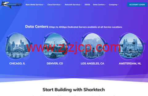 Sharktech：高防 VPS 降价+年付 5 折，$29.7/年起，2*Gold 6148/128G/2T NVMe/10Gbps 不限流量服务器，$399/月，可选洛杉矶等机房