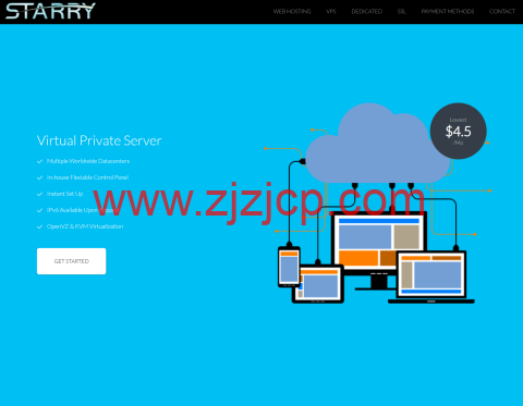 #春季促销#StarryDNS：日本 vps，1 核/2GB/20GB/1TB@150Mbps 带宽，$5/月，可选东京/大阪机房