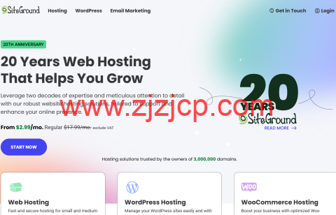 #20 周年庆典#SiteGround:稳定博客/外贸主机,免费站点转移/电子邮件/SSL 证书/CDN 和备份服务等,月付 https://www.zjzjcp.com/wp-content/uploads/2024/03/31/20240331_660882743ceaa.png.99/年付 35.88 美元起 #20 周年庆典#SiteGround:稳定博客/外贸主机,免费站点转移/电子邮件/SSL 证书/CDN 和备份服务等,月付.99/年付 35.88 美元起