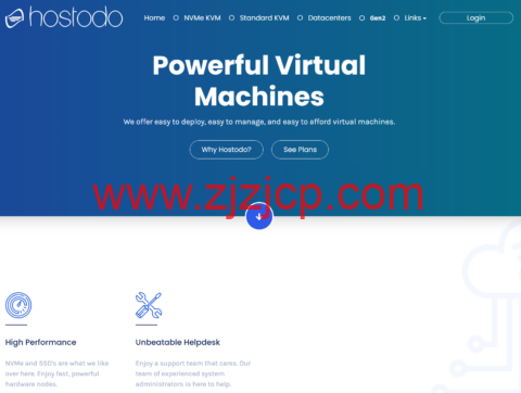 Hostodo:底特律机房 vps,1 核/1GB/20GB NVMe/3TB 流量/1Gbps 带宽,/年 Hostodo:底特律机房 vps,1 核/1GB/20GB NVMe/3TB 流量/1Gbps 带宽,/年