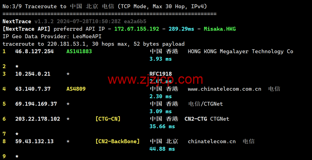 lightlayer：香港 VPS，国内三网直连，/月起，简单测试