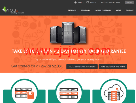 #黑五#VIRPUS：全场 VPS 四折，4 核/1GB/50GB/3TB@1Gbps，$2/月起，洛杉矶机房
