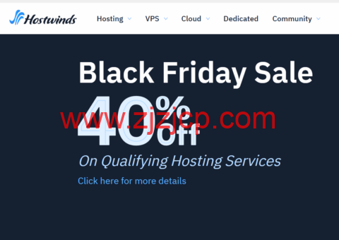 #黑五#Hostwinds：托管型 VPS/虚拟主机，6 折优惠，$4.9/月起，免费换 IP@IPv4 提供 512 个 C 段，可选美国/荷兰机房