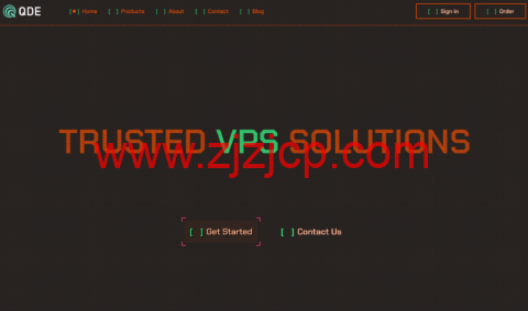 QDE：荷兰机房 vps，1 核/2GB/20G SSD/2TB@1Gbps 带宽，€12.95/年