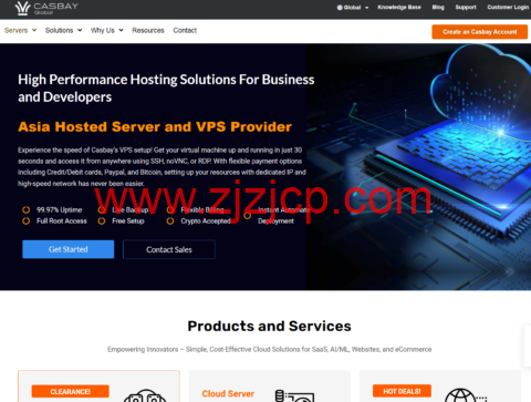#12.12 超级促销#Casbay：全场最高 5 折，新购独立双 ISP IP 云服务器享$50/月，ISP Linux 和 Windows 云服务器$24.99/月起