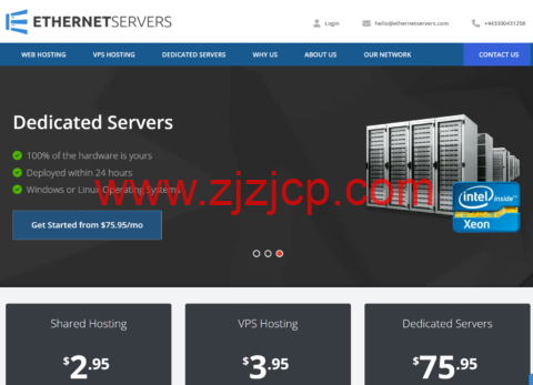 EtherNetservers：1 核/1GB/25G SSD/2TB@10Gbps，$1.97/月，可选洛杉矶/新泽西/迈阿密/法兰克福等 4 个机房