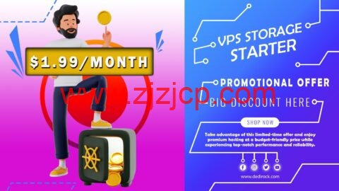 DediRock：美国云服务器，1 核/512MB/256GB/1TB@200Mbps 带宽，$1.99/月，可选洛杉矶&纽约机房