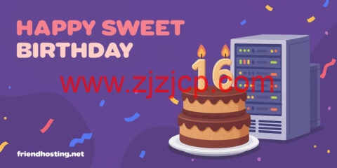 #十六周年促销#Friendhosting：全场 VPS 四折，€1.2/月起，可选美国/荷兰/日本等 15 个机房