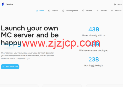 servitro：德国 vps，1 核/1GB/10GB NVMe/1TB@1Gbps，$12/年