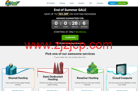 HawkHost：虚拟主机 3 折，$21.53/两年起，可选香港/洛杉矶/纽约/达拉斯/新加坡等机房