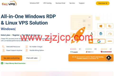 FireVPS：洛杉矶 vps，AMD EPYC@1 核/1GB/10GB SSD/1TB@1Gbps 带宽，$9.99/年