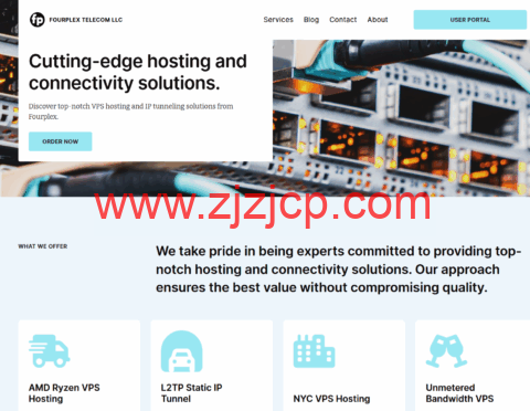 Fourplex:纽约 vps,1 核 AMD Ryzen/1GB/10GB NVMe/不限流量, alt= Fourplex:纽约 vps,1 核 AMD Ryzen/1GB/10GB NVMe/不限流量, width=
