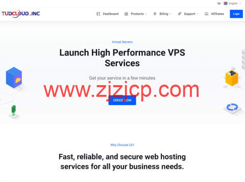 #黑五#Tudcloud：全场 VPS 年付 5.5 折，充值满$50 送 10%，充值满$200 送 20%，可选香港/西雅图机房