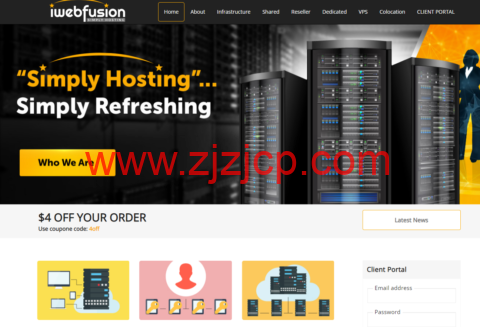 iWebFusion：多 IP 站群服务器，E3-1230v2/16GB/1TB HDD，100Mbps 不限流量或 1Gbps@10TB，16C (208IPS)，4/月起