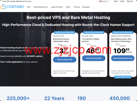 Contabo：2026 年 1 月限时促销，全场 VPS/VDS 7.5 折，独立服务器年付享 8.5 折，可选日本/新加坡/印度/澳大利亚/美国/英国/德国机房