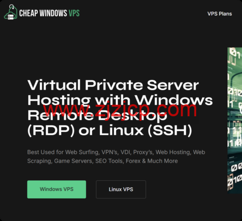 CheapWindowsVPS：美国纽约机房正版 Windows VPS，2 核/5GB/75GB NVMe/不限流量/1Gbps 带宽，$59/年