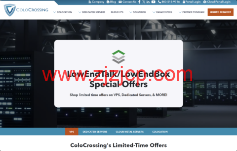 ColoCrossing：超值促销，美国 VPS / 裸机云服务器 5 折，低至 $1.97 / 月起