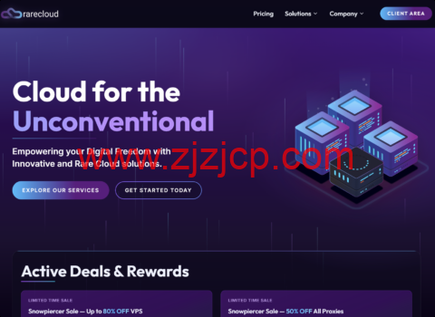Rarecloud：全场 vps 首付 6 折，€2.2/月起，可选日本/美国/英国/罗马尼亚等机房