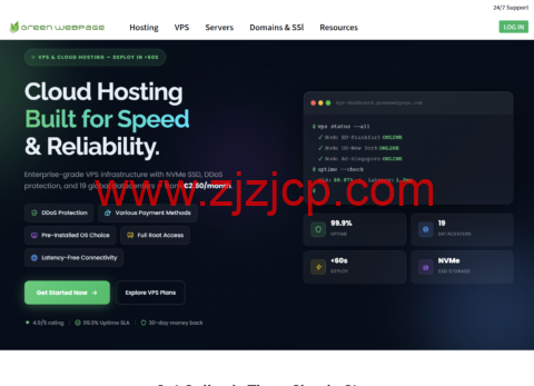 GreenWebPage:VPS 主机优惠,1 核/1GB/20GB SSD/1TB/1Gbps 带宽,年付€14.99,香港/日本/美国/英国/荷兰/德国机房 GreenWebPage:VPS 主机优惠,1 核/1GB/20GB SSD/1TB/1Gbps 带宽,年付€14.99,香港/日本/美国/英国/荷兰/德国机房