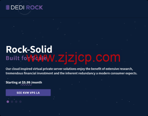 DediRock 美国 VPS 年付低至 $8.88 起：洛杉矶 / 纽约 KVM VPS，2GB 内存、30GB SSD、2TB 流量